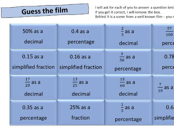FDP Equivalence - Guess the film