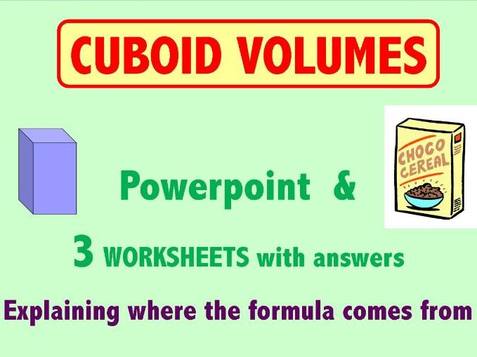 Cuboid Volumes