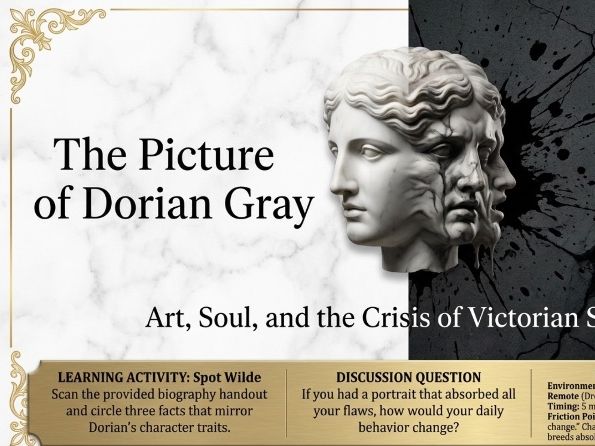 The Picture of Dorian Gray Teaching Unit | Senior Year 11–12 | Complete Scheme of Work | Oscar Wilde