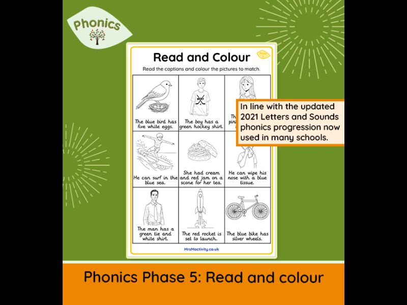 Phase 5 Read and Colour
