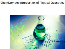 A-Level Chemistry Introduction Resource