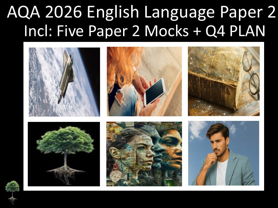 Five AQA 2026 English Language Paper 2 Mocks | Q4 PLAN