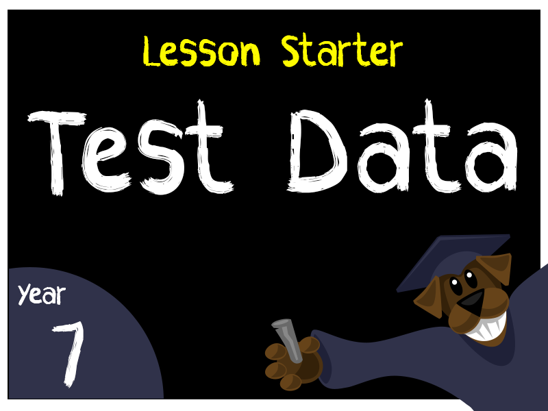 Test Data - Lesson Starter