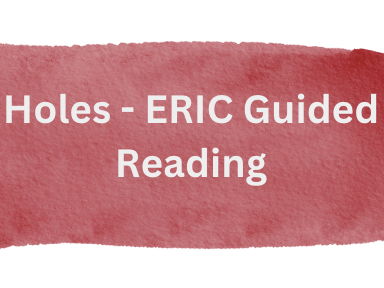 Holes - Guided Reading - ERIC based approach