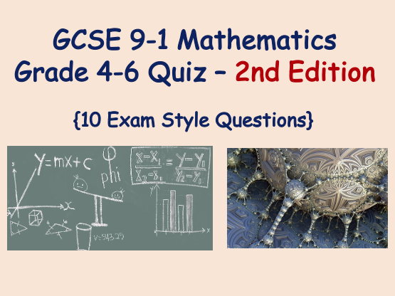 GCSE 9-1 Mathematics Quiz 2 [Grade 4-6]