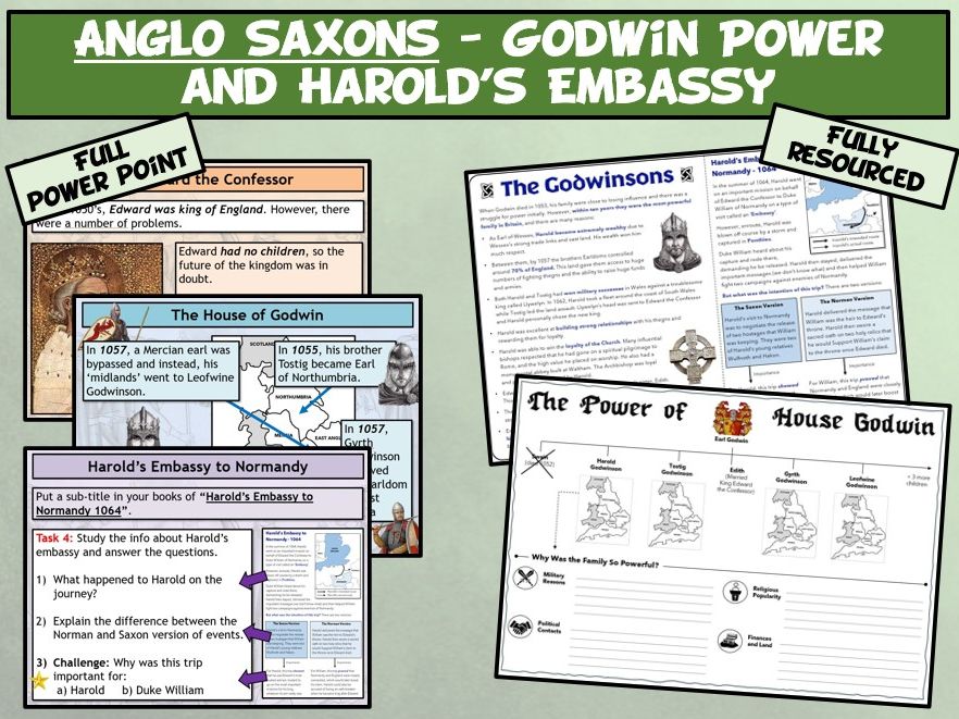 GCSE Anglo Saxons L4 - House Godwin and Harold’s Embassy