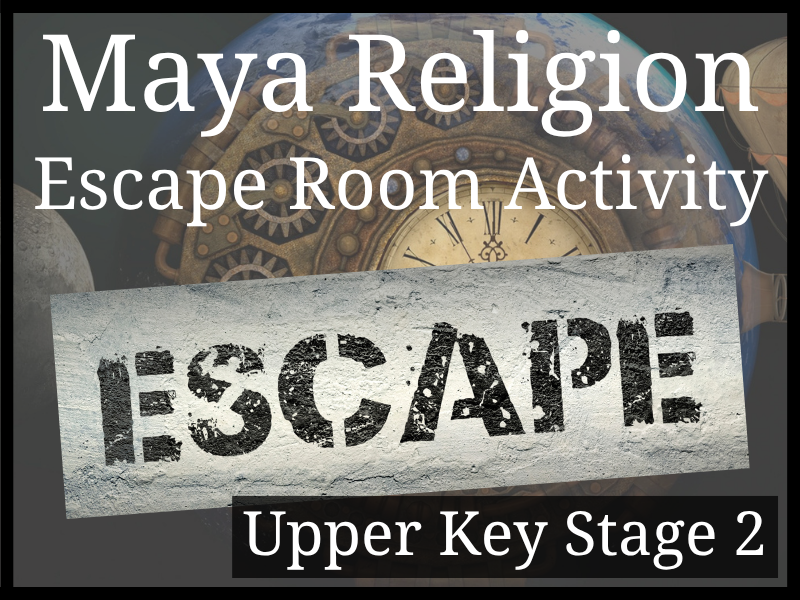 Religion of the Maya Empire Escape Room Activity