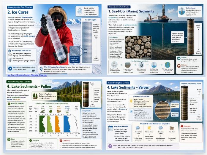 OCR A Level Climate change: Lesson 1  How and why has climate changed in the geological past?