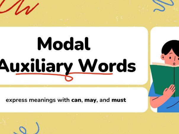 Modal Verbs and Adjective Order Lesson – Printable & Digital PDF with 4 Interactive Sections