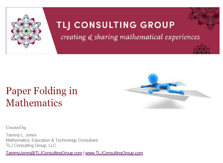 Paper Folding in Mathematics Teaching Resources