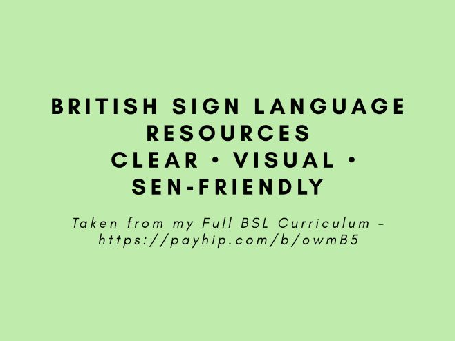 BSL Numbers 1–20 Practice Worksheet (Beginner Free Resource) - Module 3