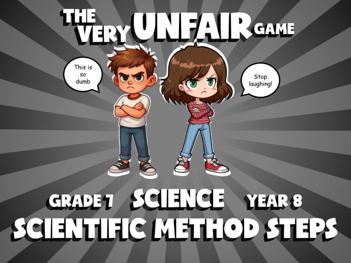 Scientific Method Steps VERY UNFAIR GAME | No-Prep Year 8 Science Review Activity