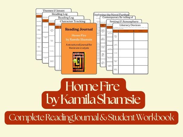 Home Fire by Kamila Shamsie – Complete Reading Journal & Study Guide