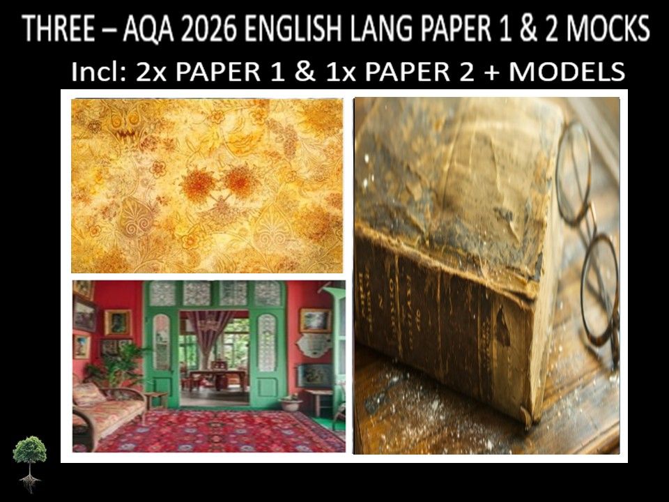 THREE - AQA PAPER 1 & 2 | 2026 FULL MOCKS | MODELS