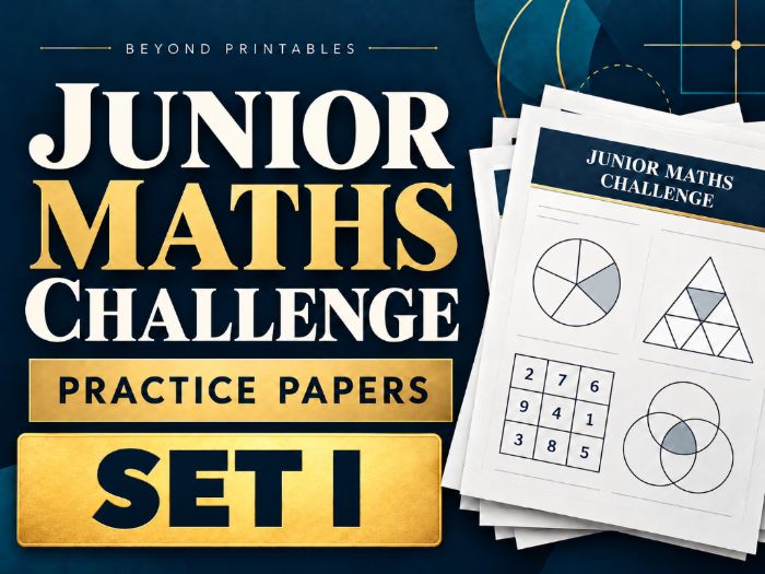 Junior Maths Challenge Practice Paper I | Answers Included