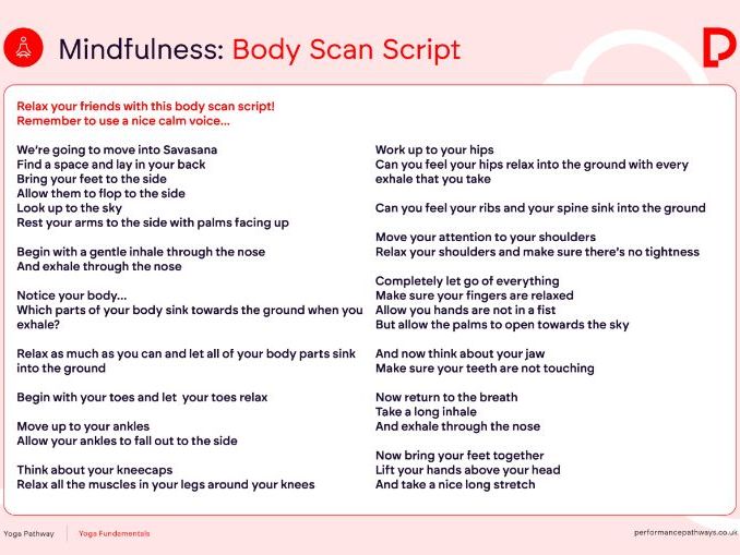 Body Scan Script