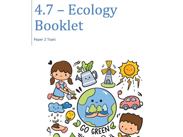 AQA GCSE Biology Ecology Topic (4.7) Bundle