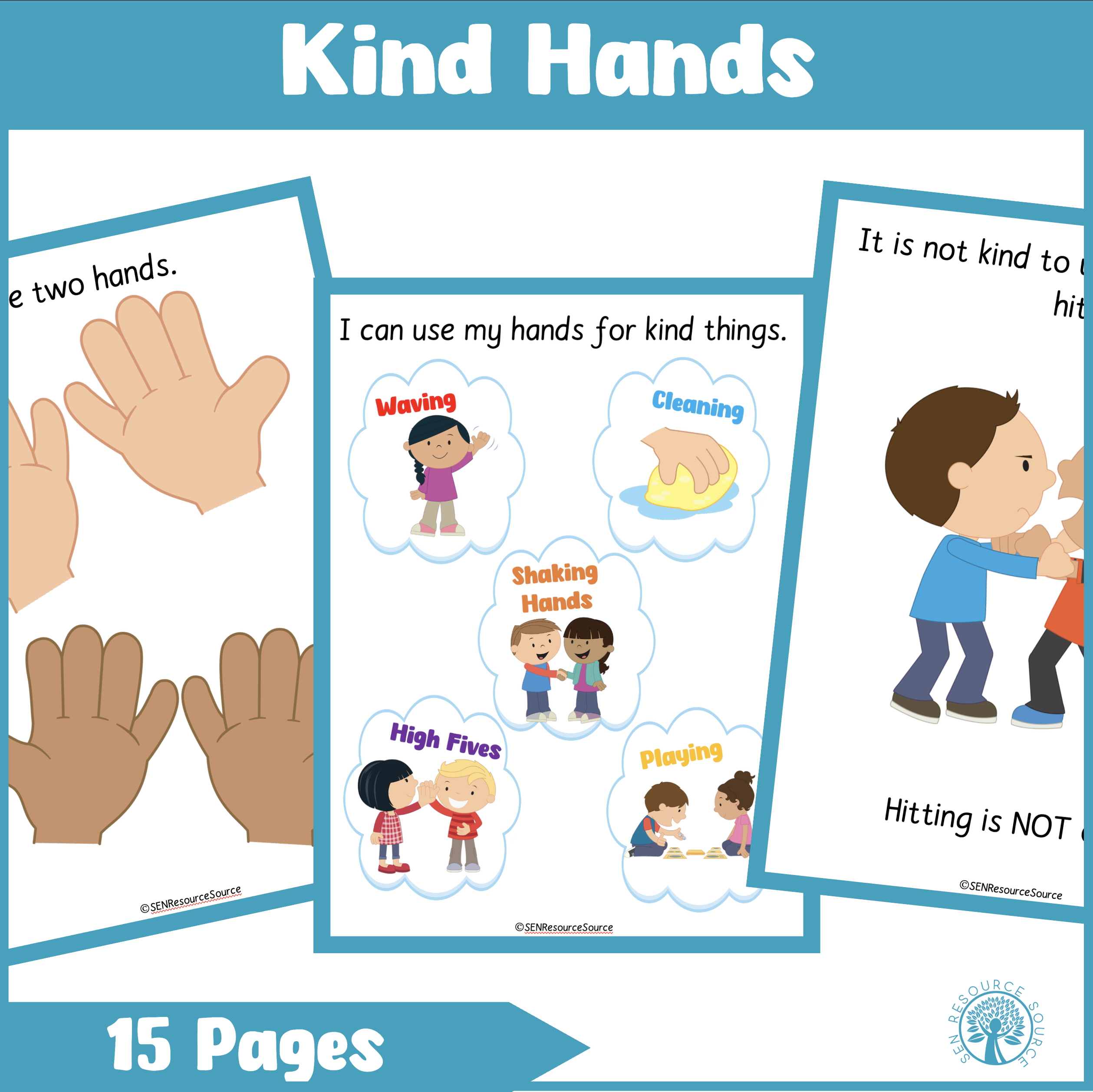 Kind Hands Examples Kind Hands Social Story | Teaching Resources