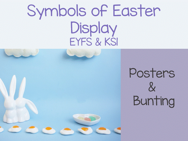 Easter Symbols Display -RE: Christianity KS1