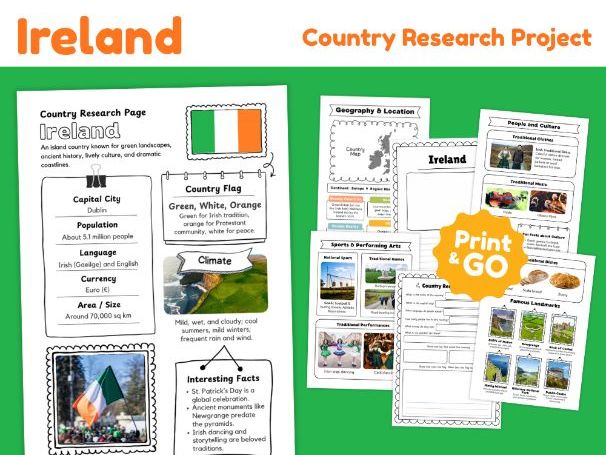 Ireland Country Research Project | 14 Pages