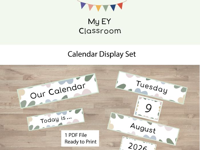 EYFS Classroom Calendar Display Pack