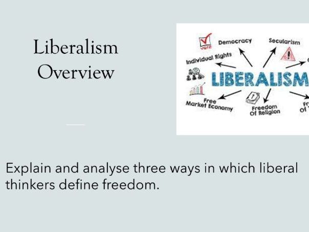 AQA Politics Revision Lesson - Liberalism