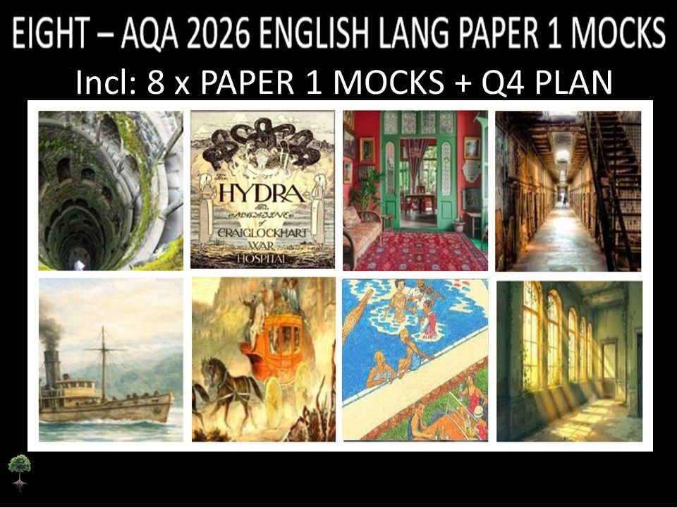 EIGHT - AQA PAPER 1 | 2026 FULL MOCKS | Q4 PLAN
