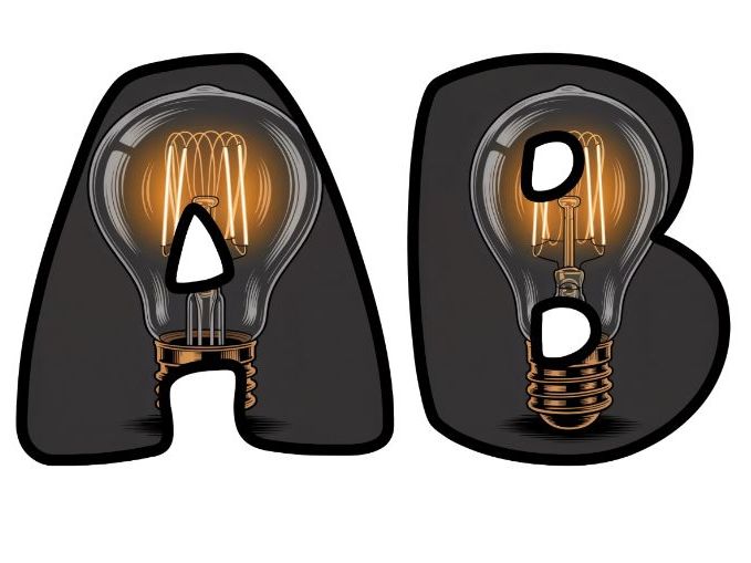 Lightbulb Ideas Alphabet Letters | Classroom Display, A-Z 0-9 and Signs