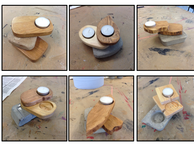 DT Tea Light Complete Project using softwoods and composite materials