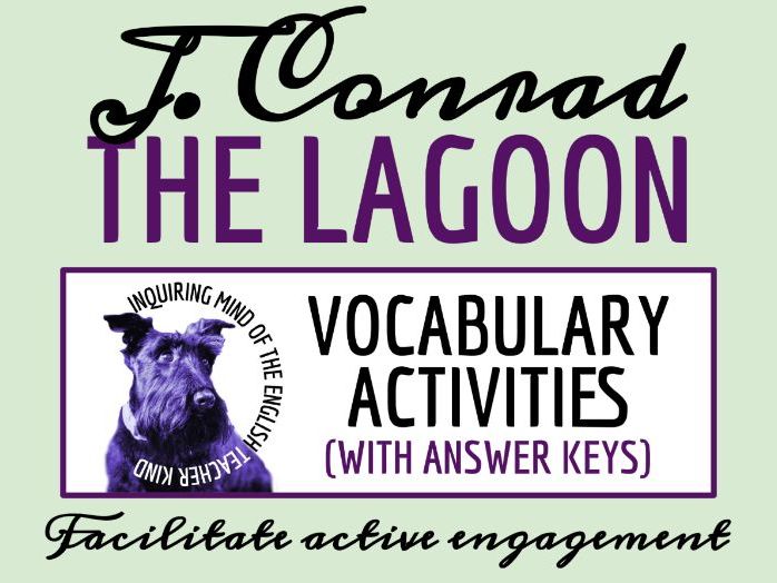 "The Lagoon" by Joseph Conrad Vocabulary Activities | Crossword | Word Search