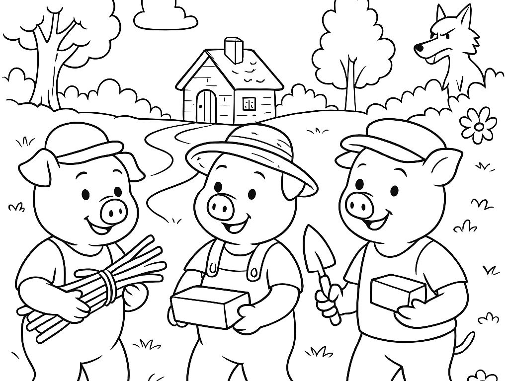 BUNDLE of Famous Fairytales Colouring Sheets - Brothers Grimm etc.