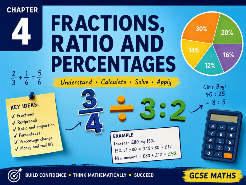 04 - Fractions, Ratio and Percentages Teacher Pack - HIGHER Maths GCSE Pearson Edexcel