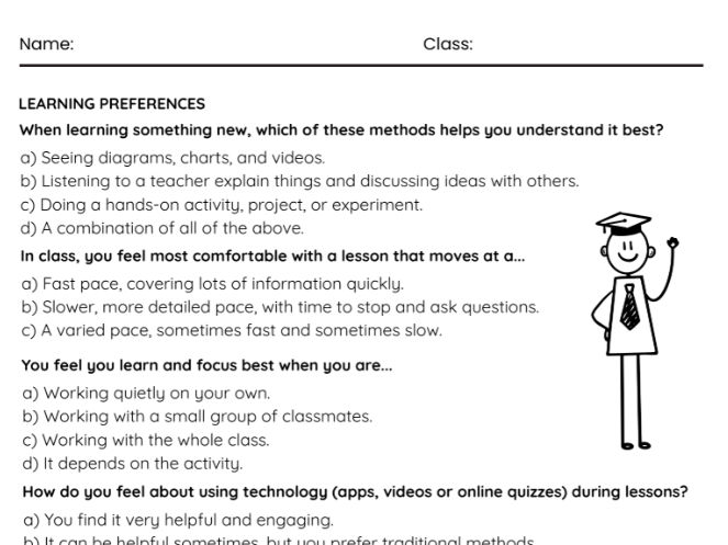 Pupil Voice Questionnaire