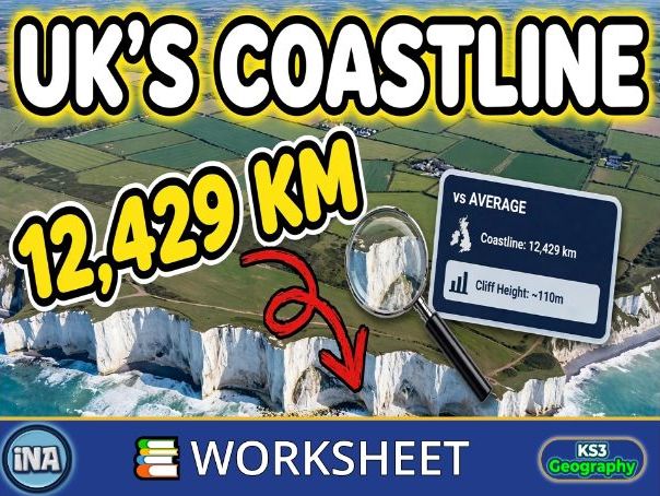 The UK Coastline - KS3 Geography Worksheet