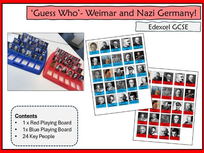 Guess Who- Weimar and Nazi Germany