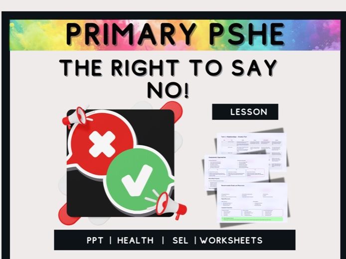 The Right to Say No – Personal Boundaries & Body Safety Lesson Pack (Primary)