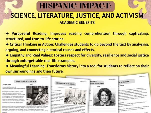 UK Hispanic Impact Science, Literature, Justice, and Activism-Secondary School