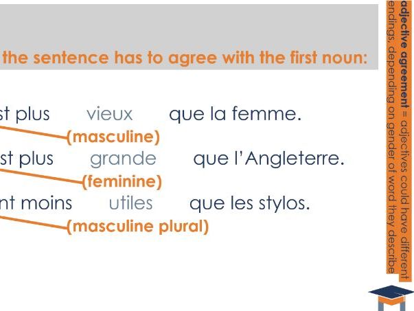 French - The comparative