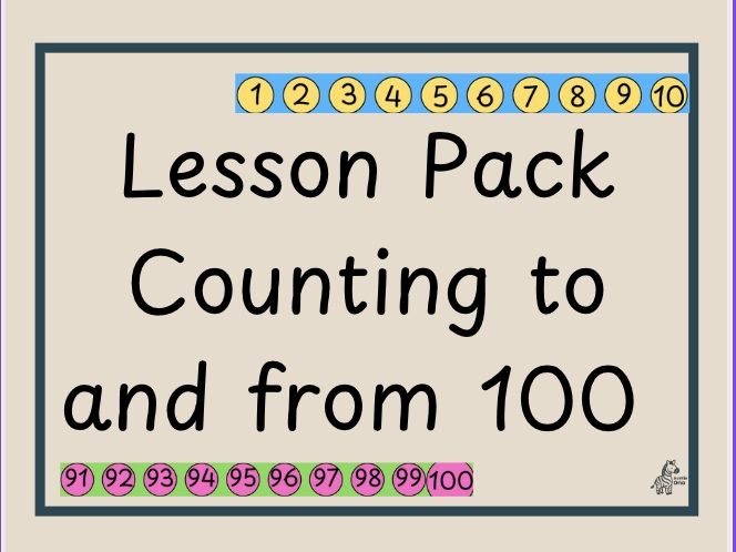 Year 1 Maths - Counting Forwards and Backwards to 100 | 2 lesson Plans and Resources ( Free)