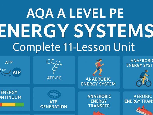 AQA A Level PE – Energy Systems | Complete 11-Lesson Unit
