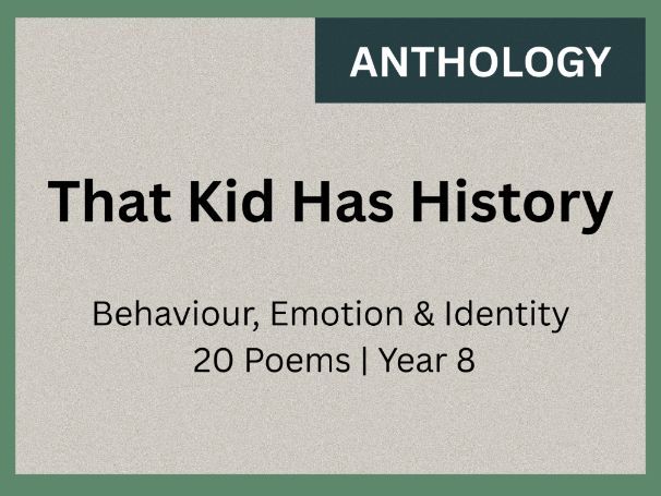 Poetry Anthology: Imagery & Inference | Behavior & Identity | Year 8