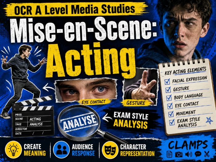 OCR A Level Mise-en-Scene Acting