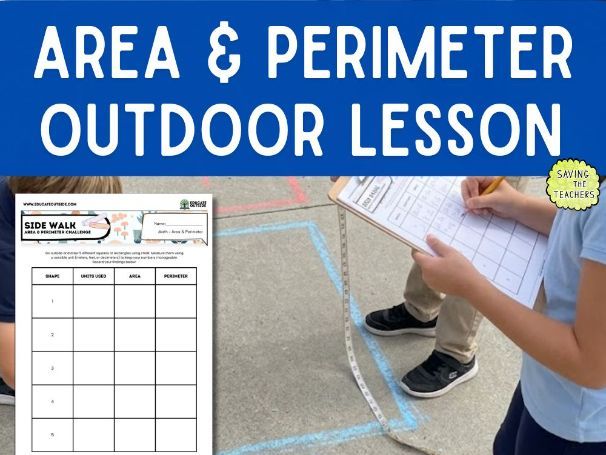 Outdoor Area and Perimeter Activity | KS2 Maths Playground Measurement Task