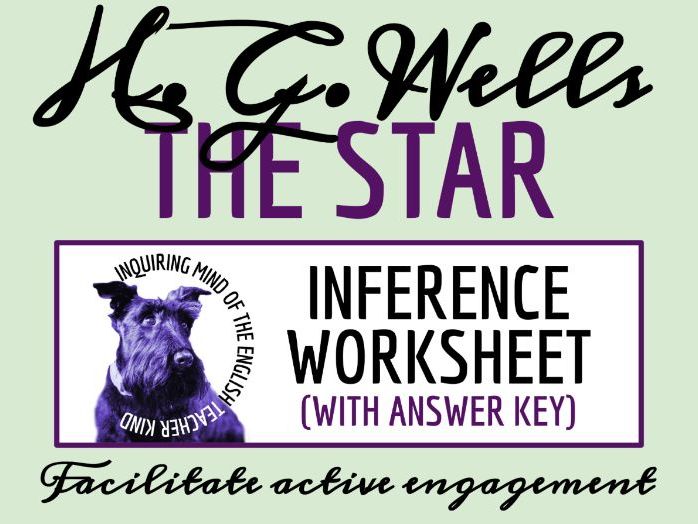 "The Star" by H. G. Wells Close Reading Analysis Worksheet | Science Fiction Short Story