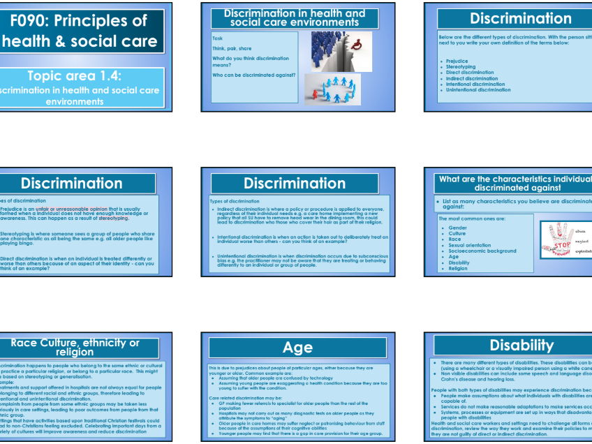 AAQ OCR Health and Social Care F090 TA1