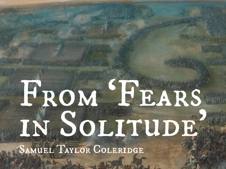 from 'Fears in Solitude' by Samuel Taylor Coleridge Complete Study