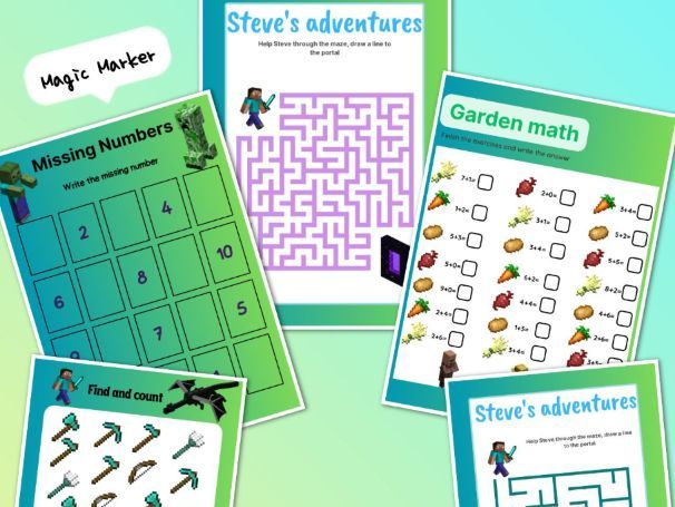 Steve’s Dragon Quest – Fun Math & Maze Adventure