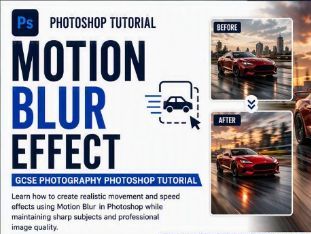 Photoshop Motion Blur GCSE Tutorial