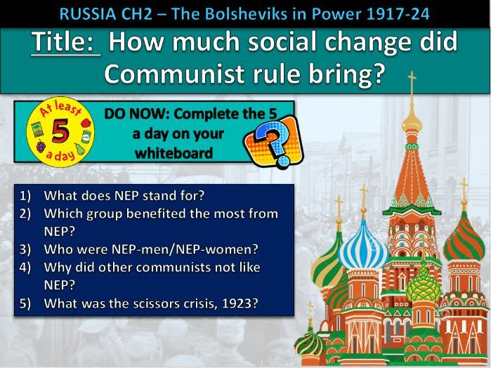 Russia and the Soviet Union Edexcel GCSE 9–1 – L9: Social Impact of Communism | Key Topic 2