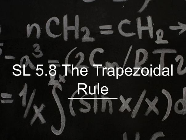 IB Math AI SL 5.8 - The Trapezoidal Rule